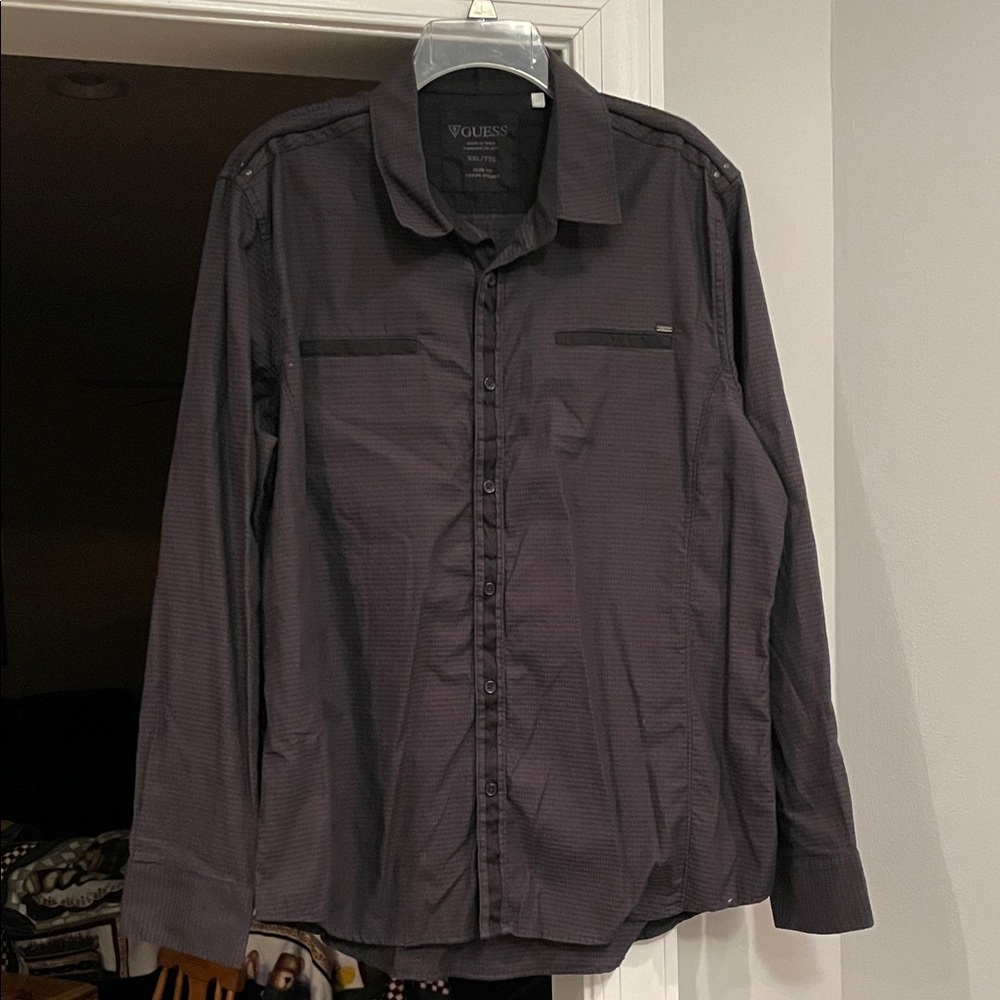 Guess Men's Dark Gray Shirt